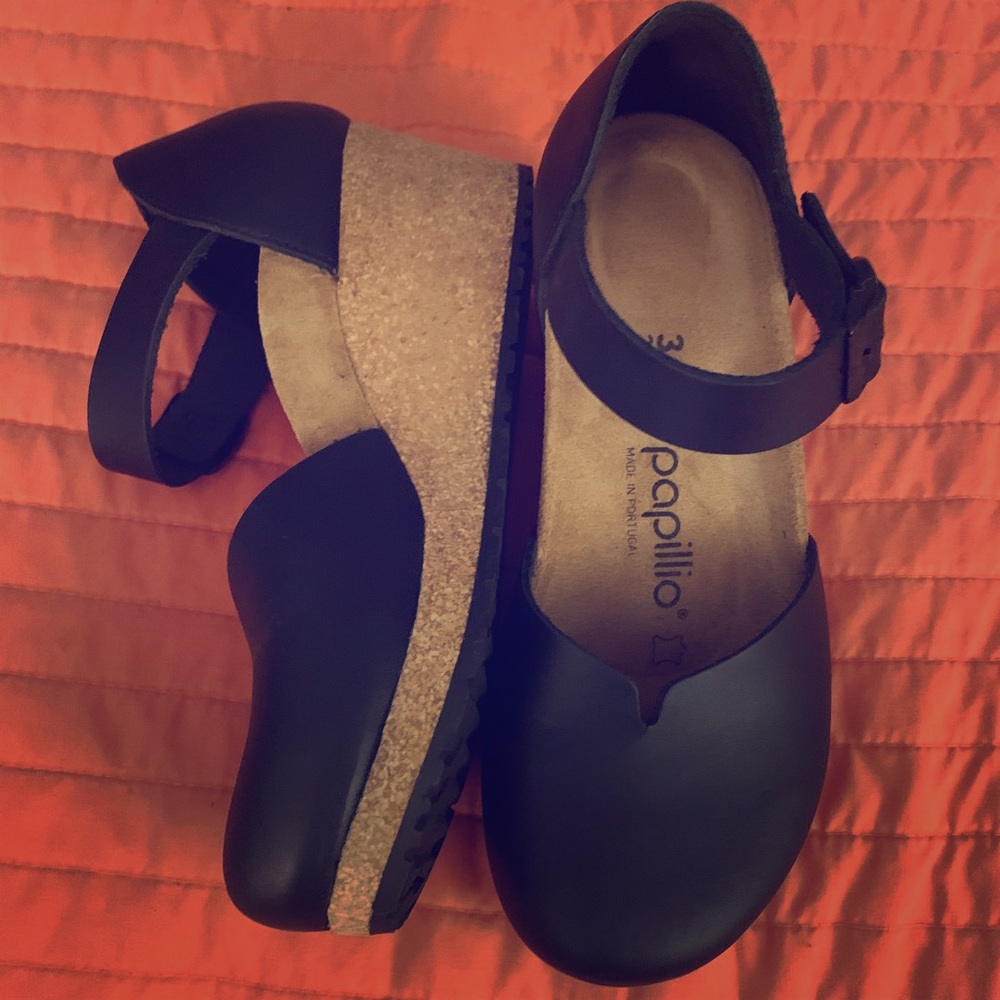 Like New Birkenstock Papilio Wedge Sandals 5.5